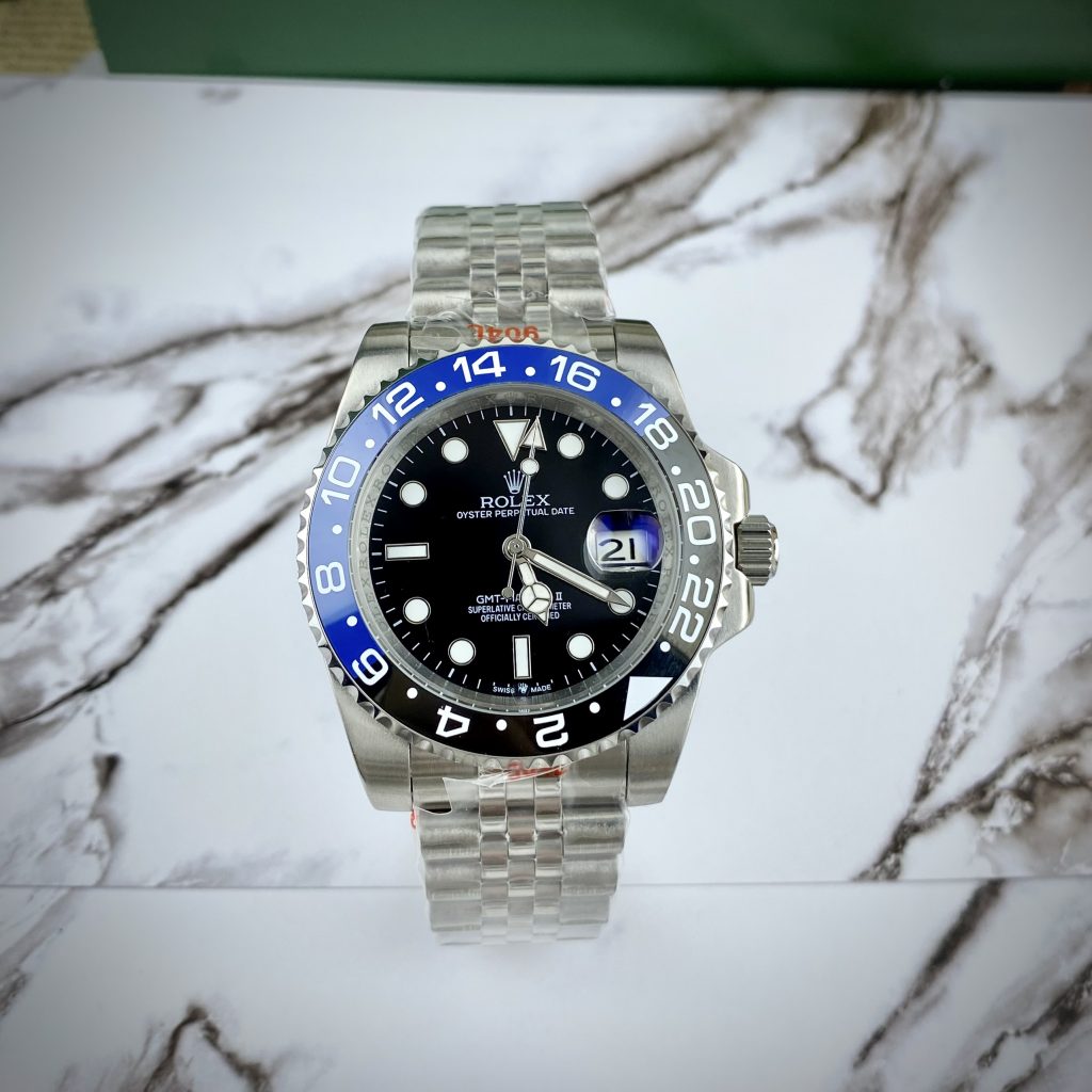 Đồng hồ Rolex GMT Master II "Batman" Super Fake 11 Máy Nhật