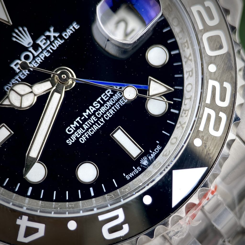 Đồng hồ Rolex GMT Master II "Batman" Super Fake 11 Máy Nhật