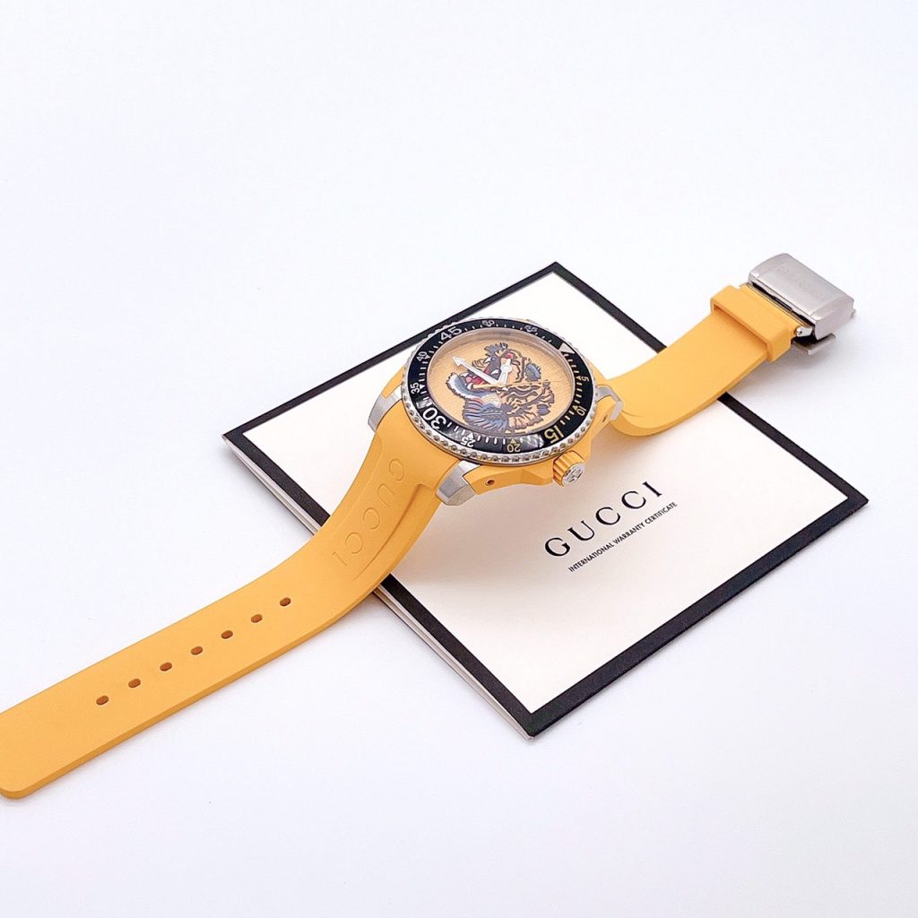Đồng hồ Gucci Dive Rubber Watch unisex nam nữ dây cao su