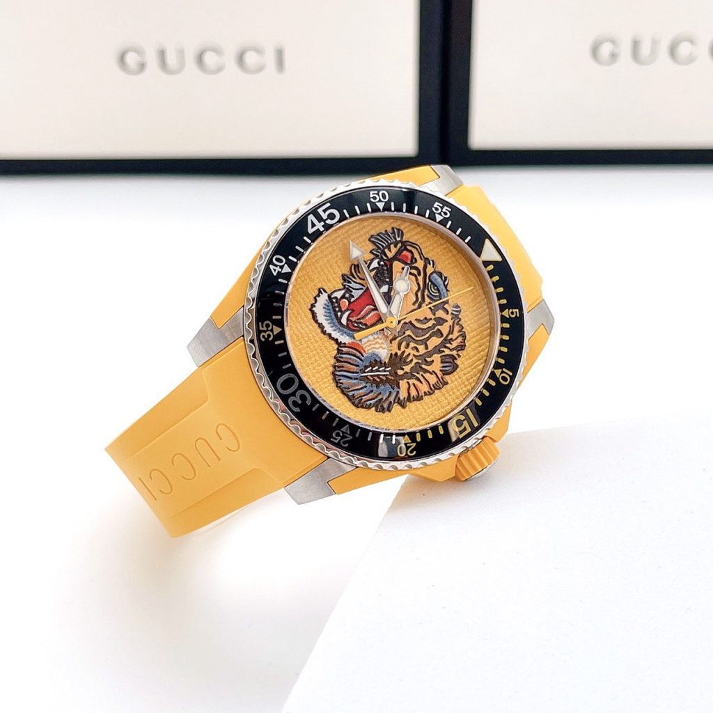 Đồng hồ Gucci Dive Rubber Watch unisex nam nữ dây cao su