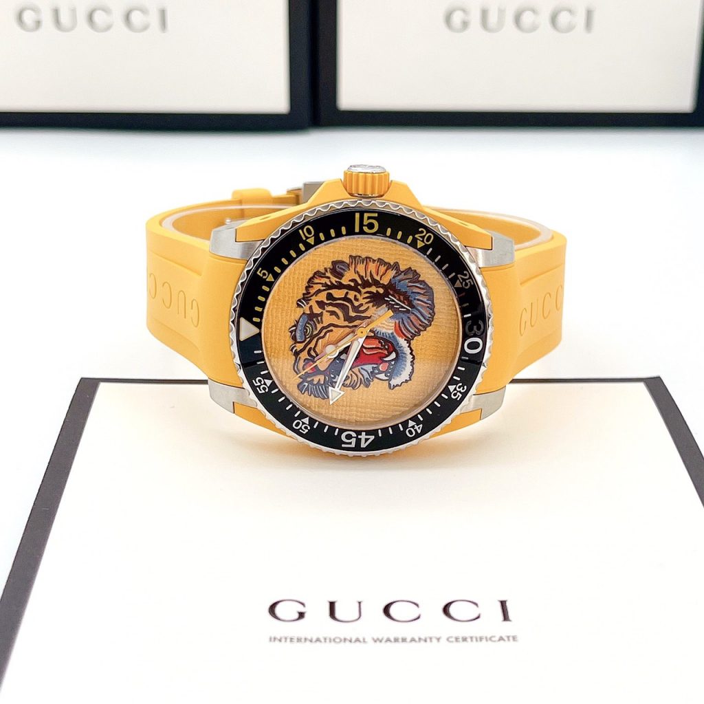 Đồng hồ Gucci Dive Rubber Watch unisex nam nữ dây cao su