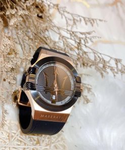 Đồng hồ Maserati Potenza R8851108002 nam dây cao su màu đen Rep 11