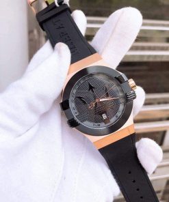 Đồng hồ Maserati R8851108002 nam dây cao su màu đen Rep 11 42mm