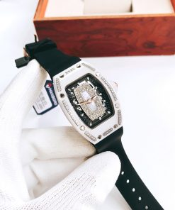 Đồng hồ nữ Hanboro vỏ gốm ceramic trắng chính hãng 3 màu