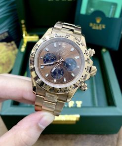 Đồng hồ nam Rolex Daytona mặt số chocolate Fake 11 máy Nhật