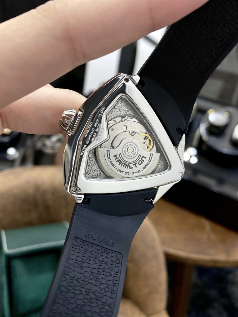 Đồng hồ nam Hamilton Ventura automatic giá rẻ màu đen