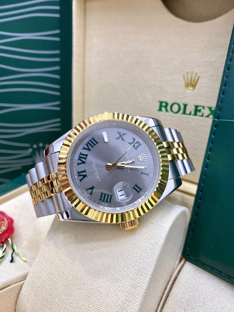 Đồng hồ Rolex DateJust Wimbledon Super Fake Nhật máy cơ
