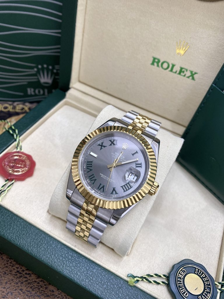 Đồng hồ Rolex DateJust Wimbledon Super Fake Nhật máy cơ