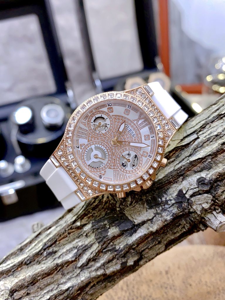 Đồng hồ nữ Guess GW0257L1 đính đá màu vàng hồng Like Auth