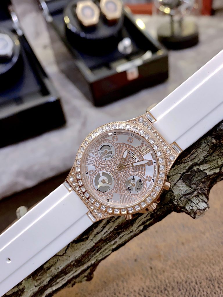 Đồng hồ nữ Guess GW0257L1 đính đá màu vàng hồng Like Auth