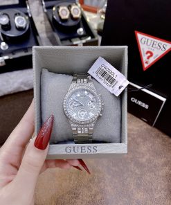 Đồng hồ nữ Guess GW0320L1 Like Auth đính đá màu trắng
