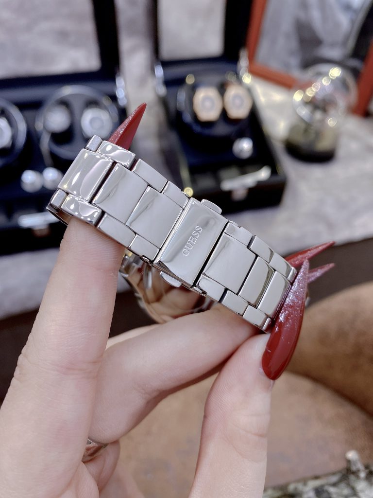 Đồng hồ nữ Guess GW0320L1 Like Auth đính đá màu trắng