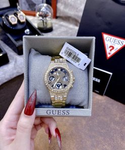 Đồng hồ nữ Guess GW0320L5 Like Auth màu vàng Gold đính đá