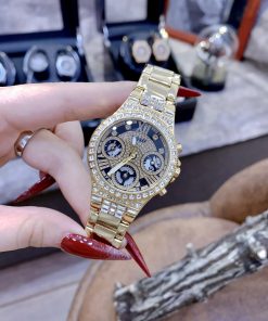 Đồng hồ nữ Guess GW0320L5 Like Auth màu vàng Gold đính đá