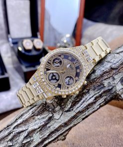 Đồng hồ nữ Guess GW0320L5 Like Auth màu vàng Gold đính đá