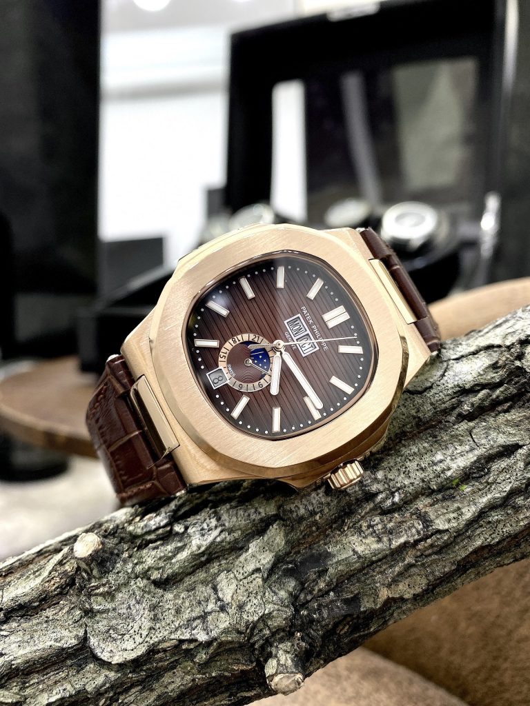 Đồng hồ nam Patek Philippe Nautilus Fake cao cấp máy cơ Nhật 40mm
