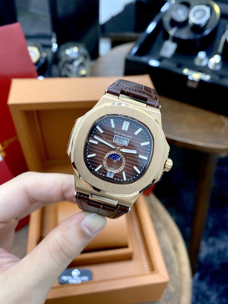 Đồng hồ nam Patek Philippe Nautilus Fake cao cấp máy cơ Nhật 40mm