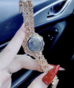 Đồng hồ nữ cao cấp Royal Crown dây kim loại đính đá giá rẻ