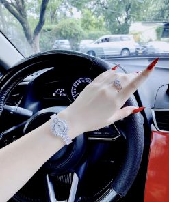 Đồng hồ nữ Royal Crown đính full đá lấp lánh sang chảnh Like Auth 30mm