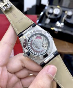 Đồng hồ nam Omega Constellation Automatic nam dây da màu đen 38mm