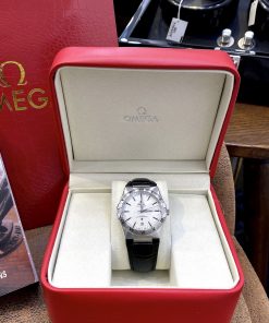 Đồng hồ nam Omega Constellation Automatic nam dây da màu đen 38mm