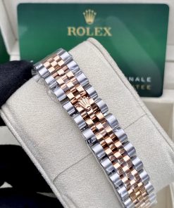Đồng hồ nữ Rolex Datejust mặt chocolate Fake 11 máy cơ Nhật 31mm