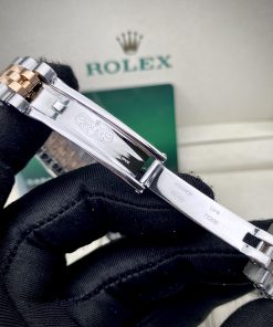 Đồng hồ nữ Rolex Datejust mặt chocolate Fake 11 máy cơ Nhật 31mm