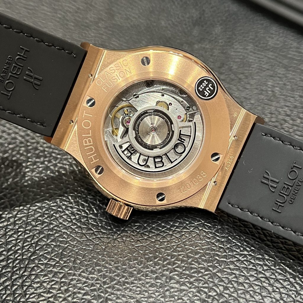 Đồng hồ nam Hublot Classic Fusion Grey Dial King Gold Replica 11 JJF 42mm