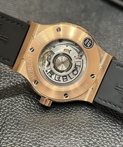 Đồng hồ nam Hublot Classic Fusion Grey Dial King Gold Replica 11 JJF 42mm
