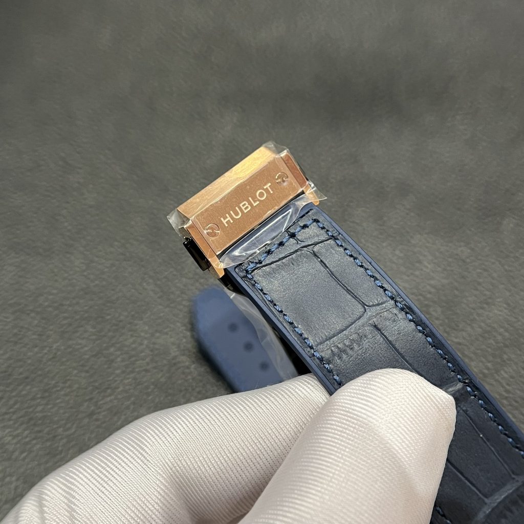 Đồng hồ Hublot Classic Fusion King Gold Blue Replica 11 JJF 2023 nam