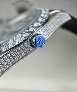 Đồng hồ nam Rolex Submariner Fake 11 máy Nhật đính full đá