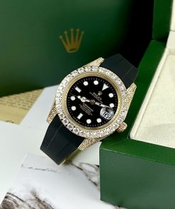 Đồng hồ Rolex Submariner nam đính đá máy cơ Nhật giá rẻ