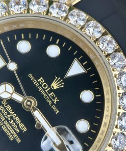 Đồng hồ Rolex Submariner nam đính đá máy cơ Nhật giá rẻ