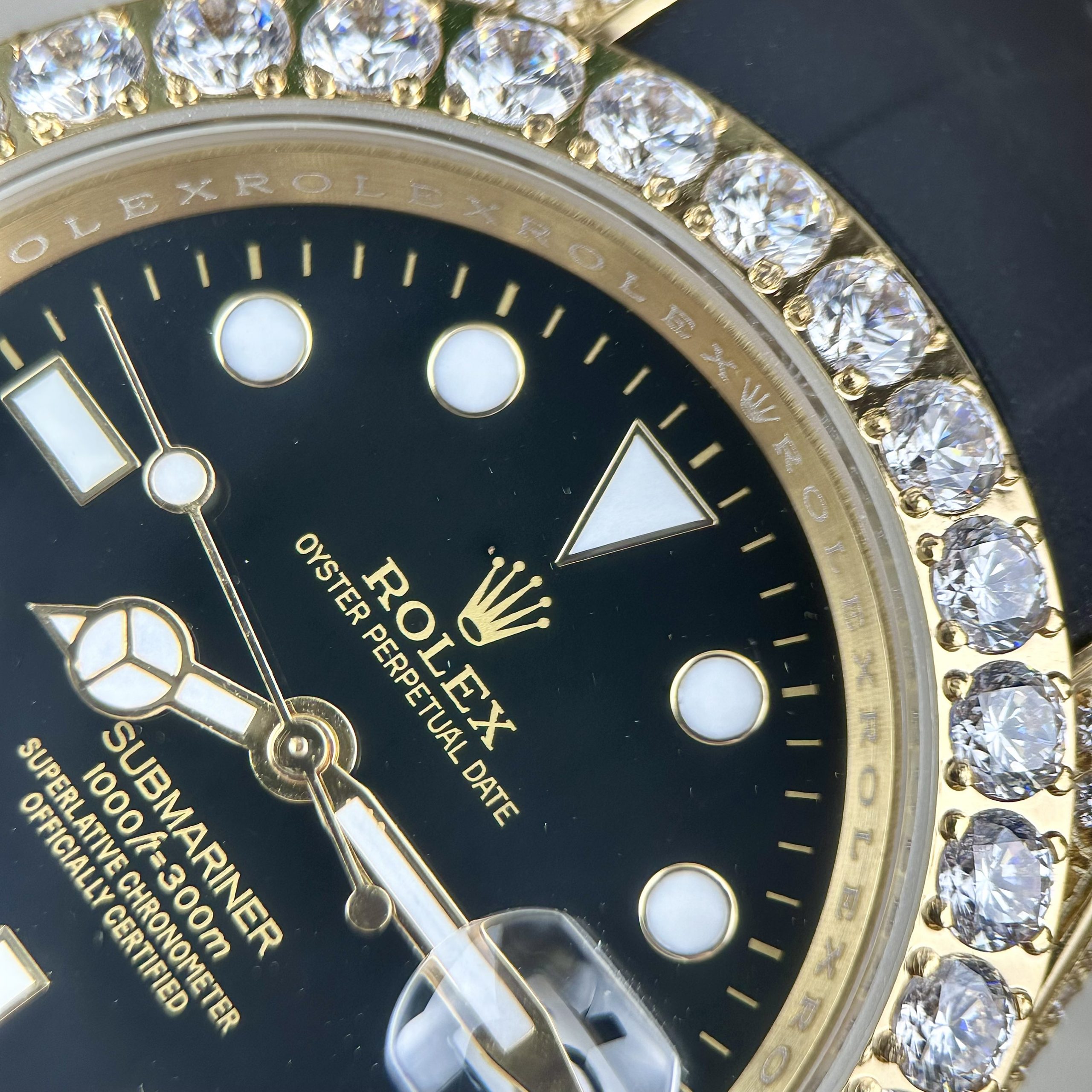 Đồng hồ Rolex Submariner nam đính đá máy cơ Nhật giá rẻ Đồng hồ Rolex Submariner nam đính đá máy cơ Nhật giá rẻ