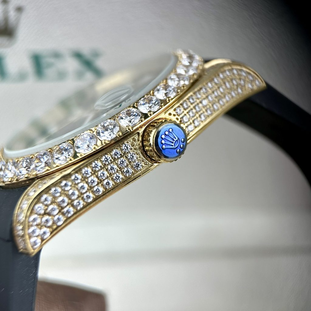 Đồng hồ Rolex Submariner nam đính đá máy cơ Nhật giá rẻ