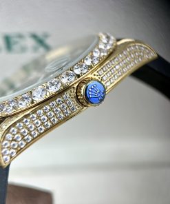 Đồng hồ Rolex Submariner nam đính đá máy cơ Nhật giá rẻ