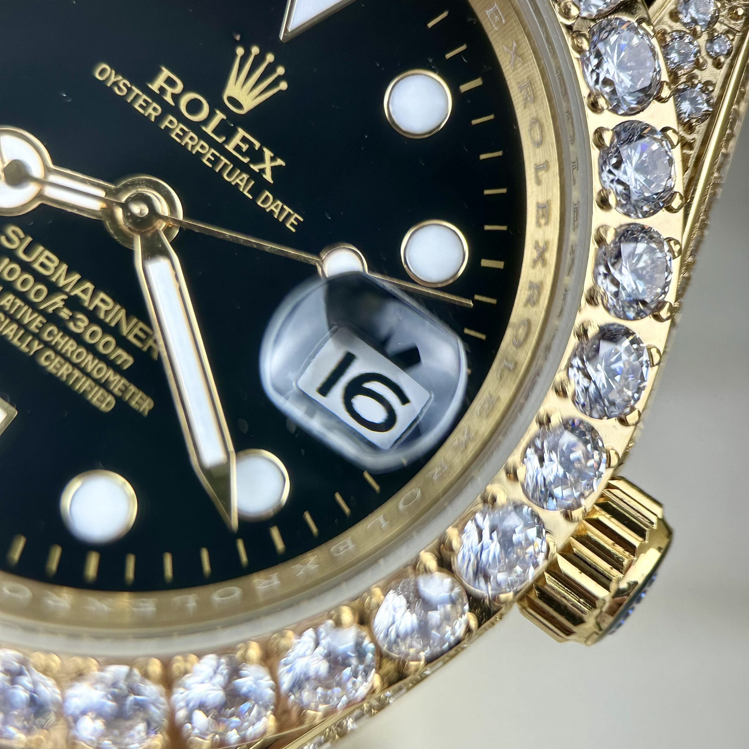 Đồng hồ Rolex Submariner nam đính đá máy cơ Nhật giá rẻ Đồng hồ Rolex Submariner nam đính đá máy cơ Nhật giá rẻ
