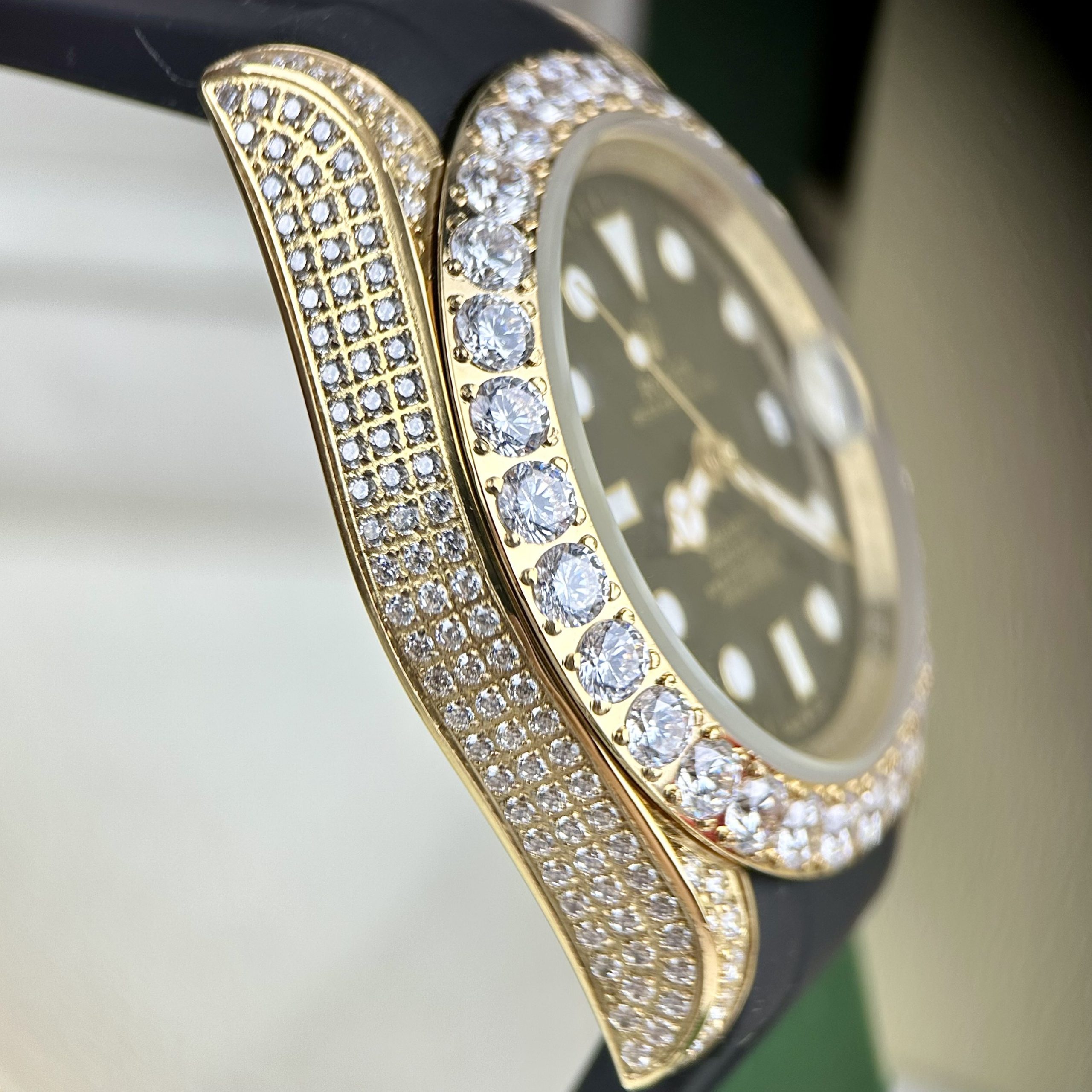 Đồng hồ Rolex Submariner nam đính đá máy cơ Nhật giá rẻ Đồng hồ Rolex Submariner nam đính đá máy cơ Nhật giá rẻ