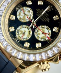Đồng hồ nam Rolex Daytona đính đá Super Fake 11 máy Nhật 40mm