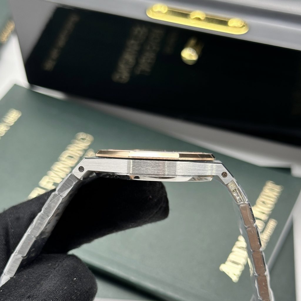 Đồng hồ Audemars Piguet Royal Oak Replica 11 nữ màu Demi Gold