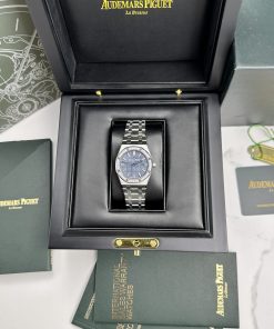 Đồng hồ Audemars Piguet nữ siêu cấp Thụy Sỹ Royal Oak Blue Dial 34mm