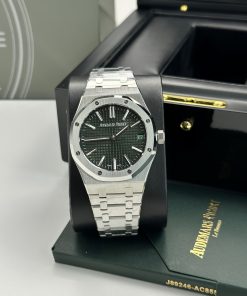 Đồng hồ Audemars Piguet Royal Oak nam máy cơ mặt xanh lá cây KZ 41mm
