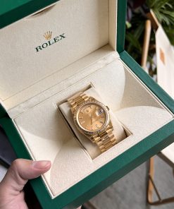 Đồng hồ Rolex Day-Date full Gold Replica 11 Thụy Sỹ EW Factory nam 40mm