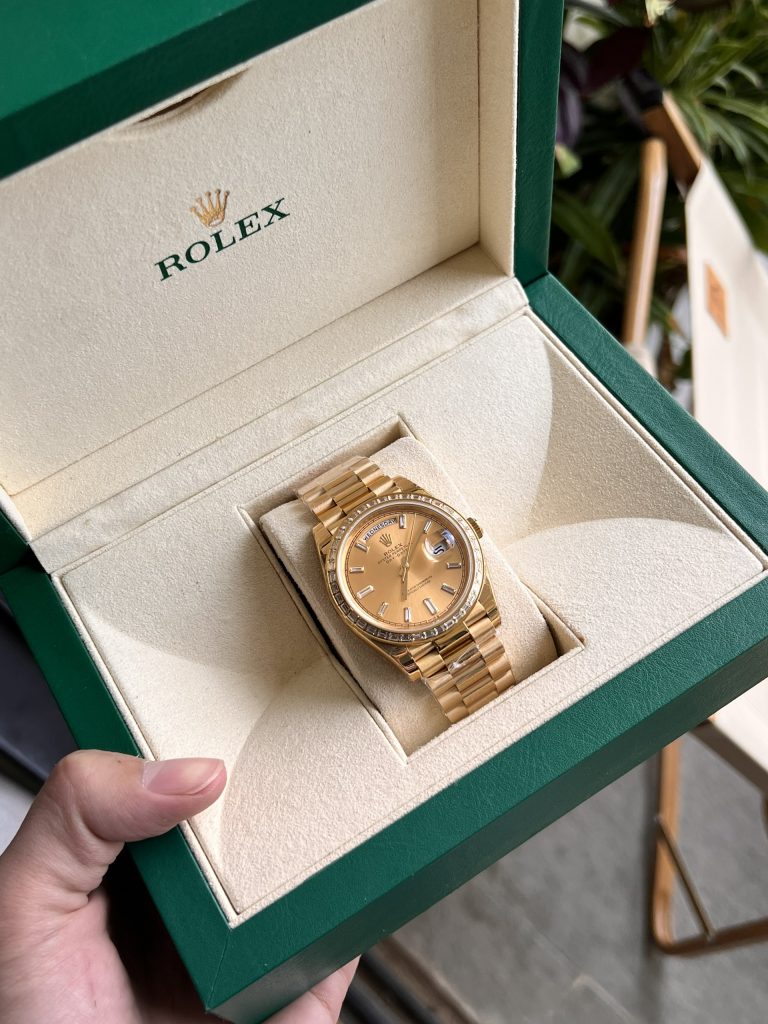 Đồng hồ Rolex Day-Date full Gold Replica 11 Thụy Sỹ EW Factory nam 40mm