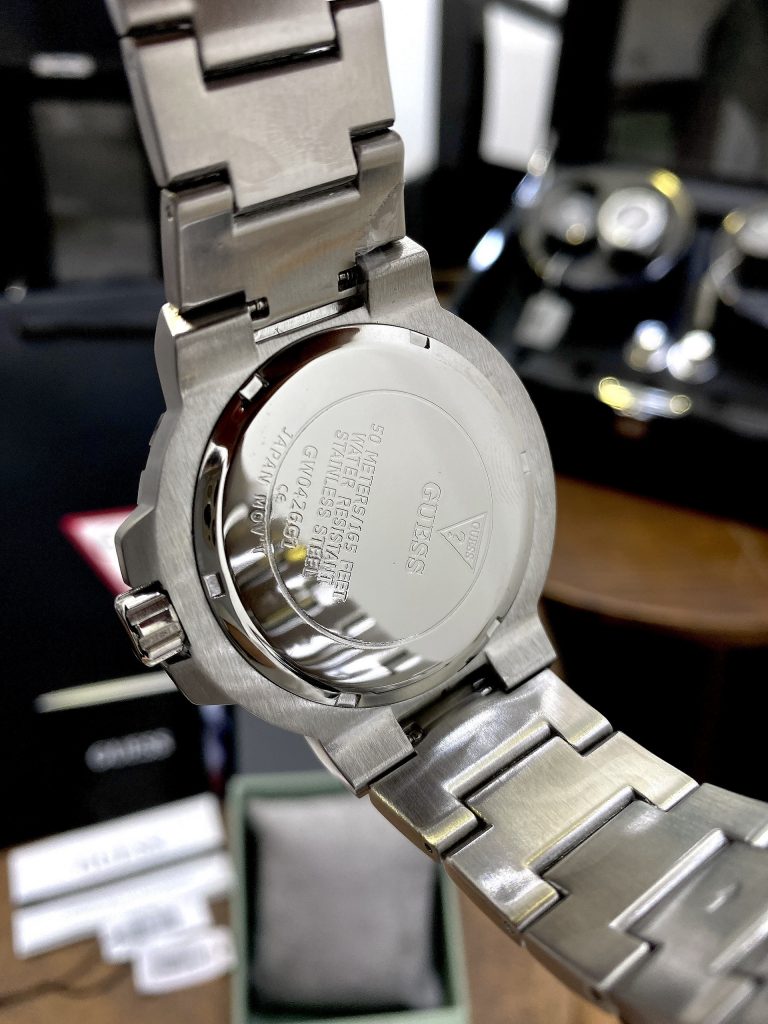 Đồng hồ nam Guess dây kim loại giá rẻ like auth 3 phiên bản 44mm