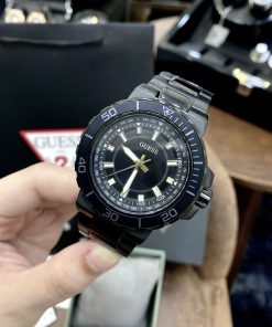Đồng hồ nam Guess dây kim loại giá rẻ like auth 3 phiên bản 44mm