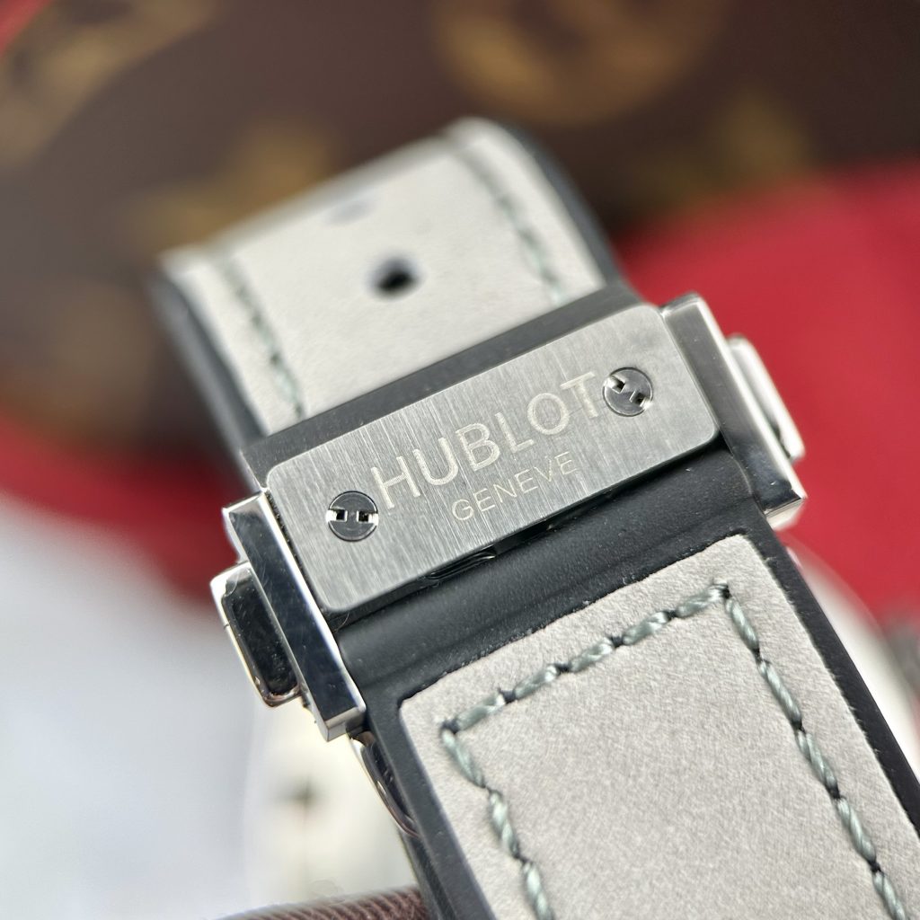 Đồng hồ Hublot cặp máy cơ Automatic đính đá giá rẻ màu xám