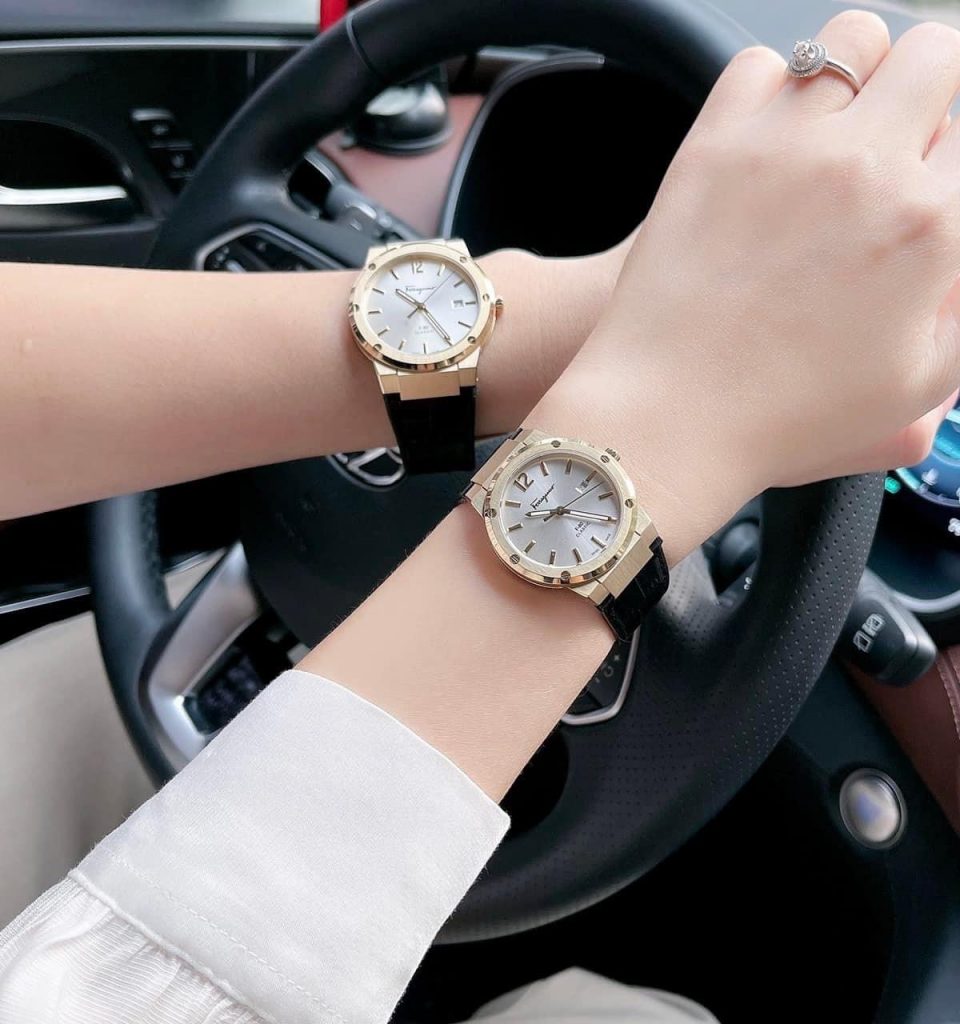Đồng hồ Salvatore Ferragamo F80 Classic Like Auth màu đen giá rẻ