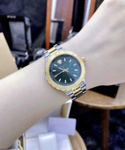 Đồng hồ Versace Hellenyium nữ like auth mặt xanh ngọc lục bảo