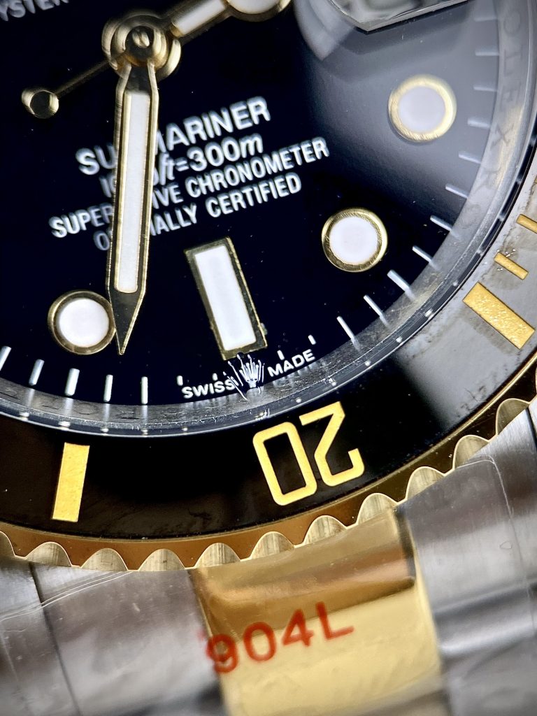 Đồng hồ nam Rolex Submariner Automatic nhật demi gold nam 41mm